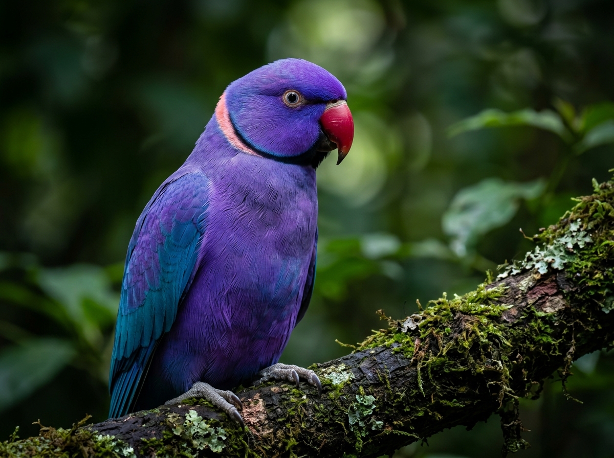Ring Neck Violeta Destaque
